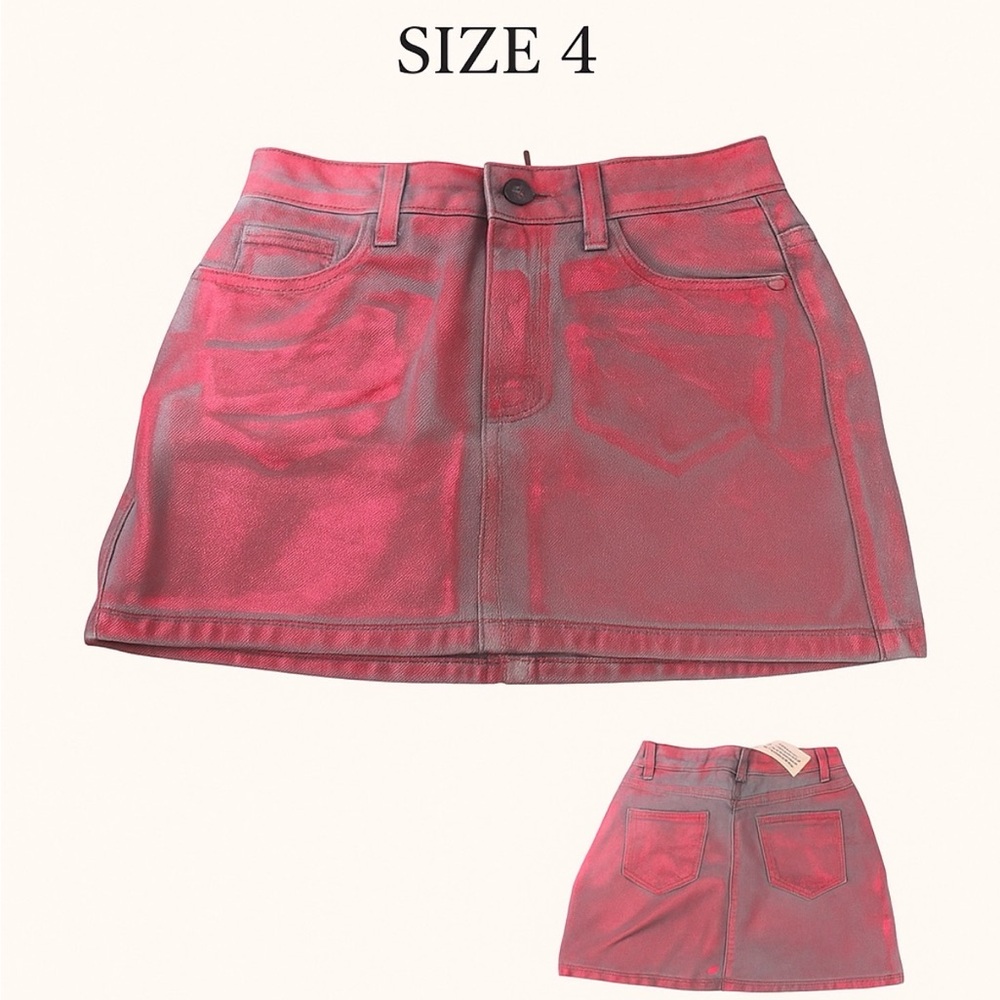 Nasty Gal Vibrant Red Mini Skirt